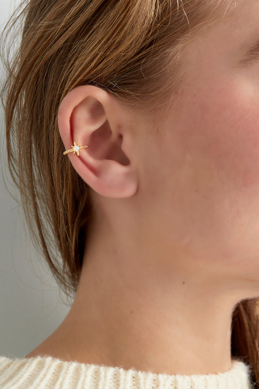 goudkleurige earcuff Twinkle