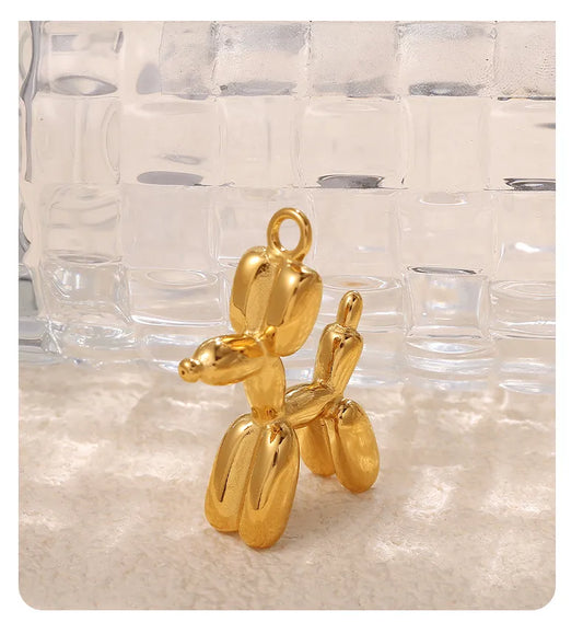 Hanger Grote Ballon dog Goudkleur