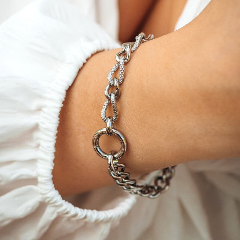 Verbindschakel Rond Zilver iXXXi Connect