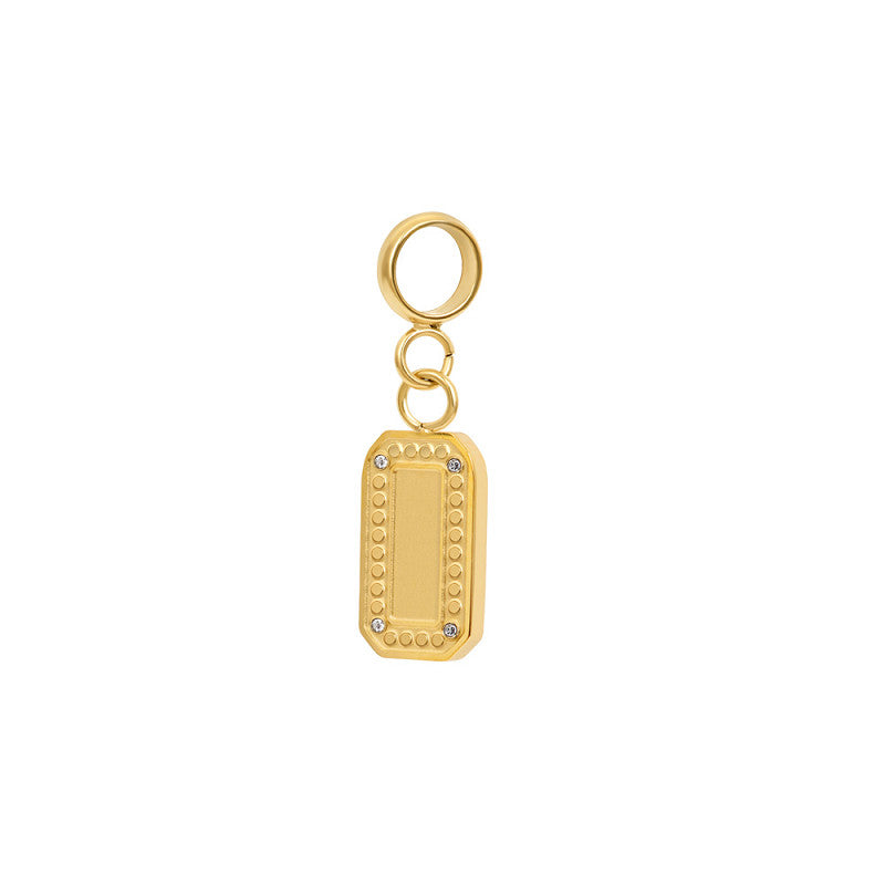 Bedel Zirconia Square Goud iXXXi Connect Graveren