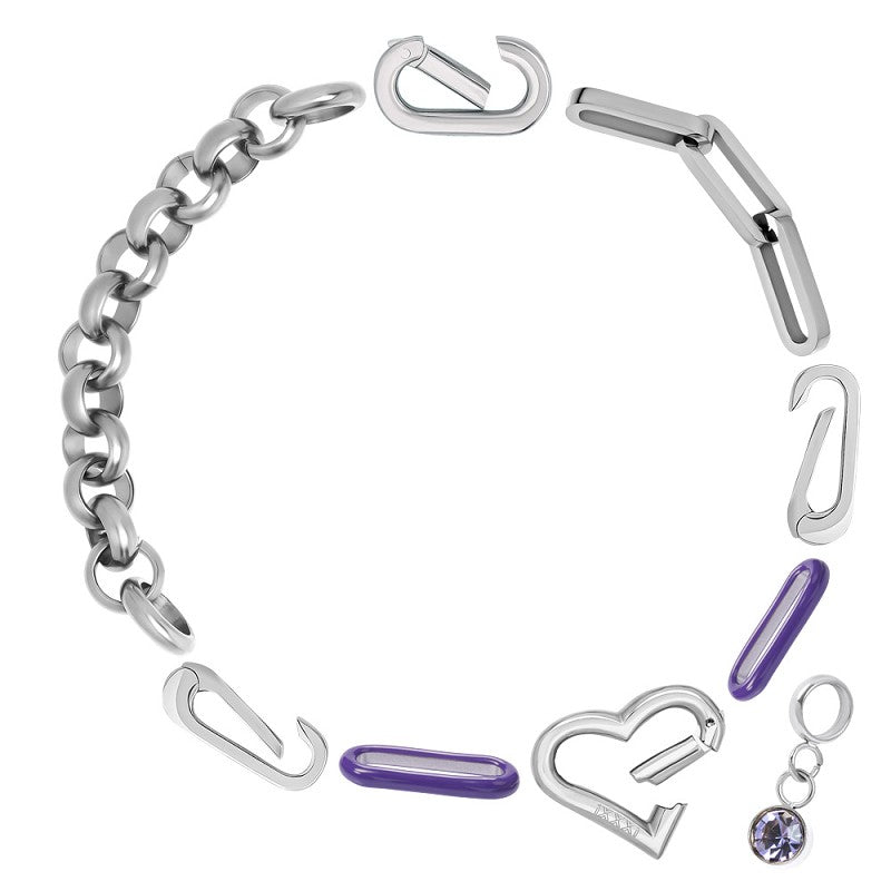 1- Samengestelde armband Dido Zilver IXXXI Connect