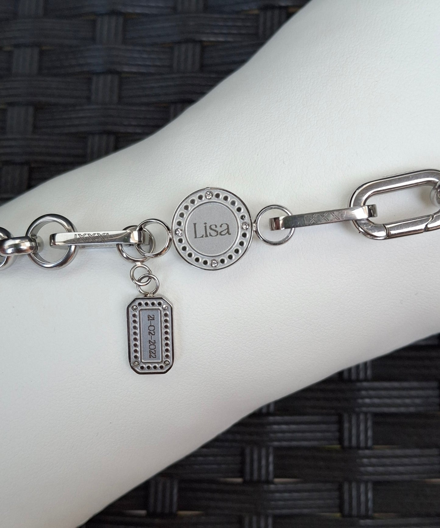 Between Zirconia Rond Zilver iXXXi Connect Graveren