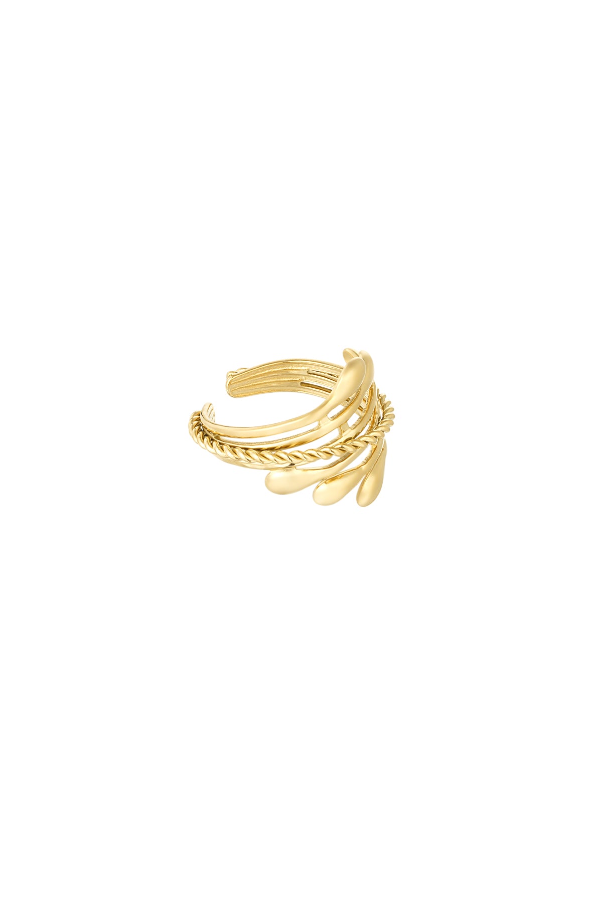 Goudkleurig Aurora ring