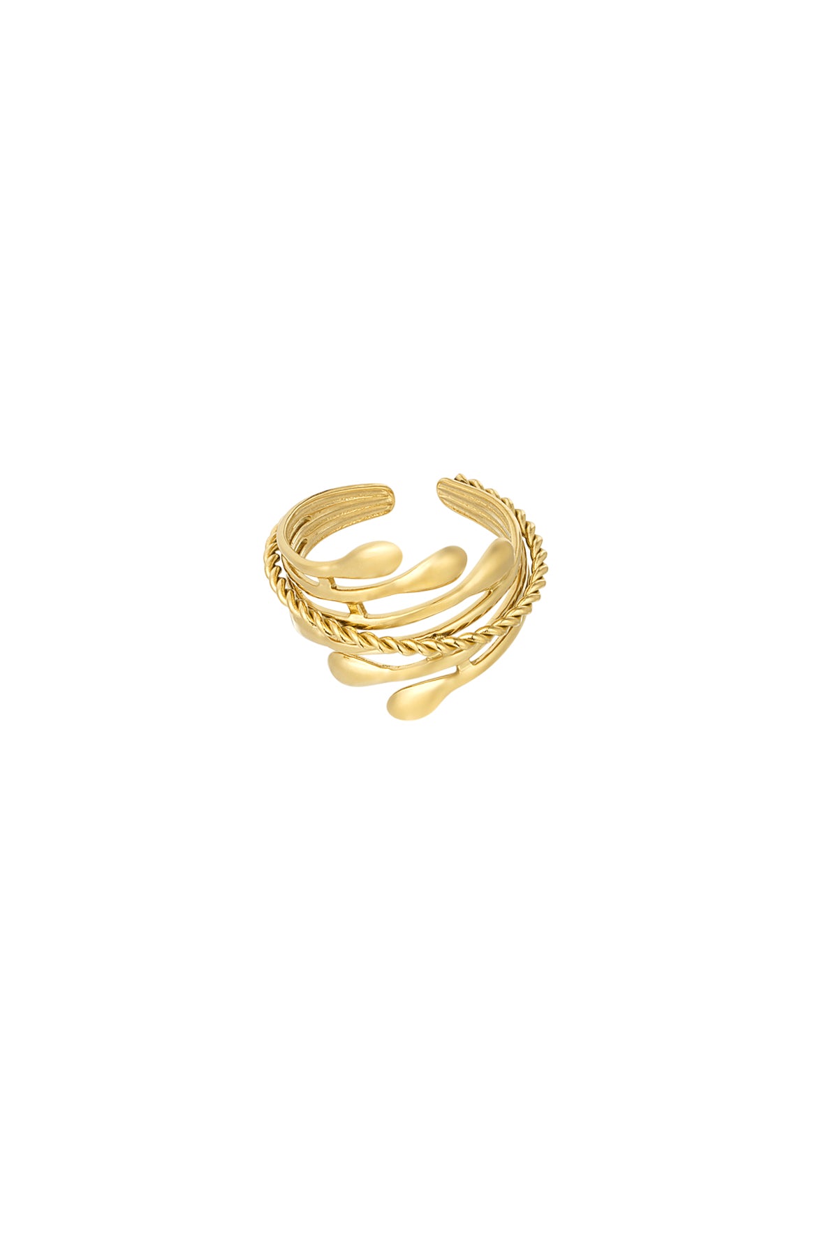 Goudkleurig Aurora ring