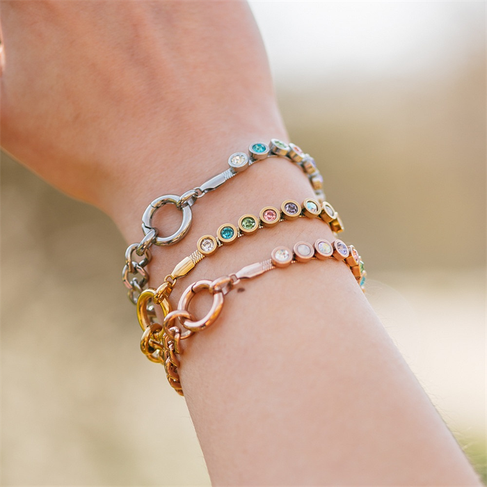 A) Armband Guusje deze Samengestelde armband Goud iXXXi Connect