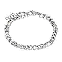 Armband Happy 17+3cm Zilver iXXXi