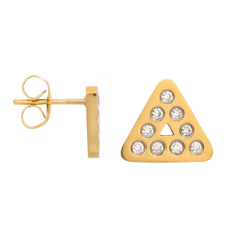 Oorbellen Design Triangle Goud iXXXi Jewelry
