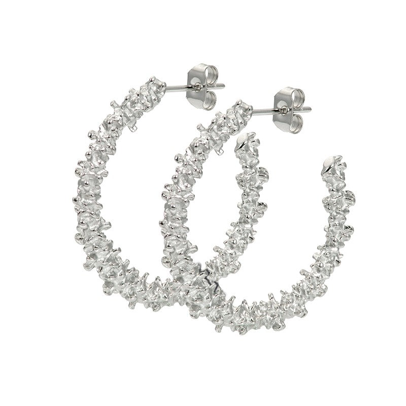 Oorbellen Caviar Zilver iXXXi Jewelry