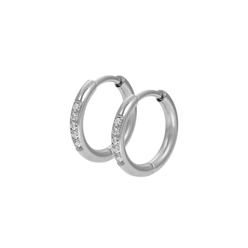 Oorring Crystal Zilver iXXXi