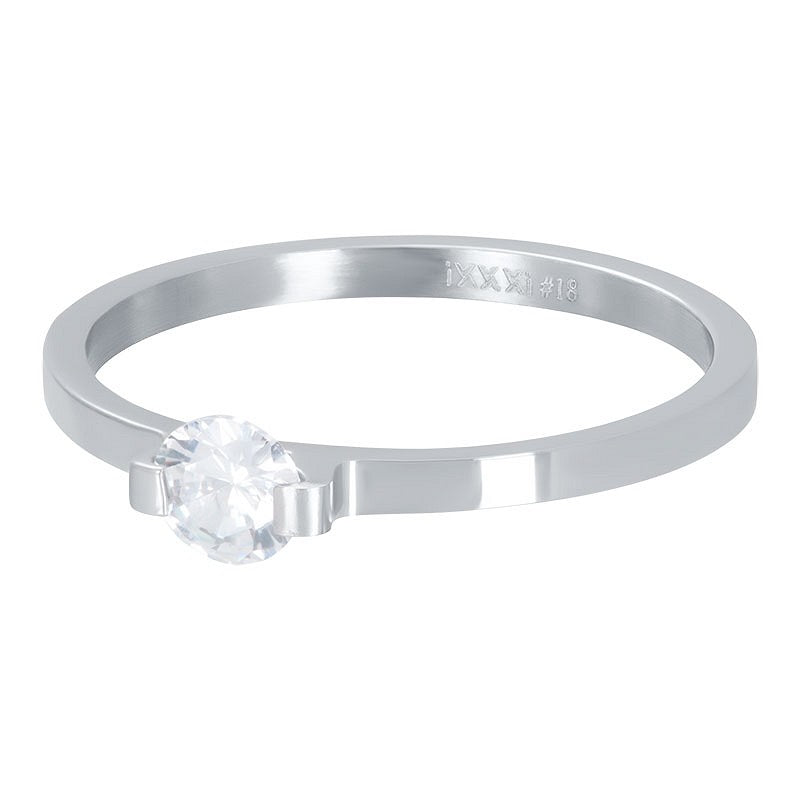 Fame mini Glamour Stone ring Zilver iXXXi