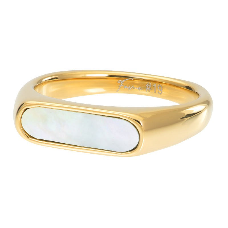 Fame luna Square ring Goud iXXXi