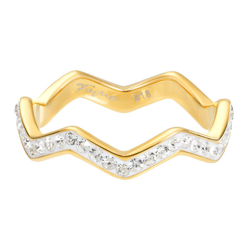 Fame ring Lightning with stones