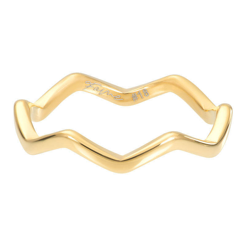 Fame ring Lightning  Goud