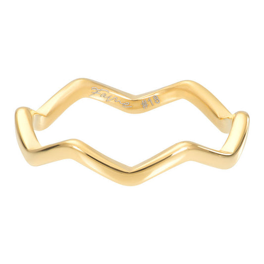 Fame ring Lightning  Goud