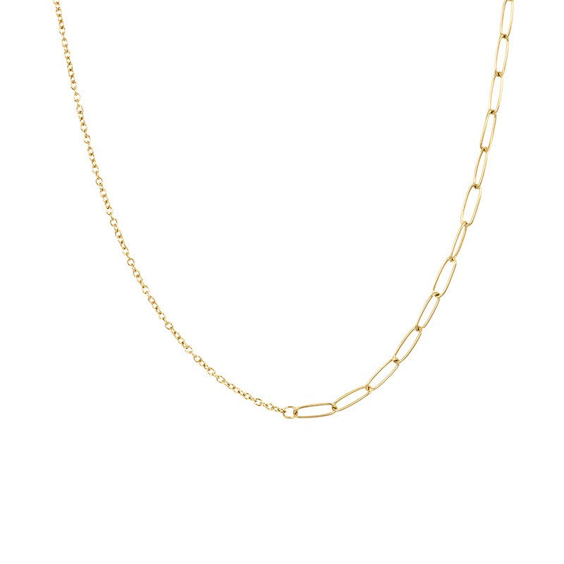 Halsketting Square slim goud iXXXi