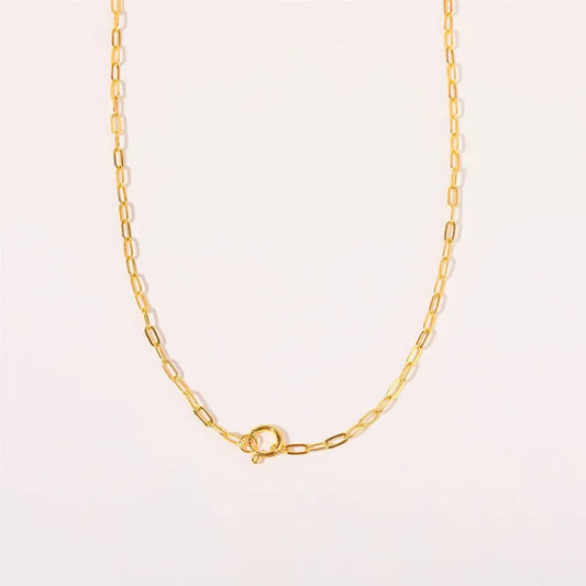 Goudkleurige ketting Voor bedels