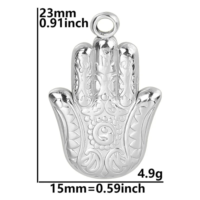 Hamsa bedel zilver