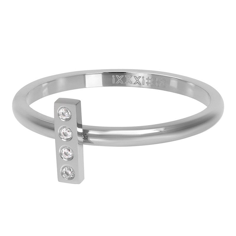 ring Design Rectangle 2mm Zilver ixxxi Jewelry