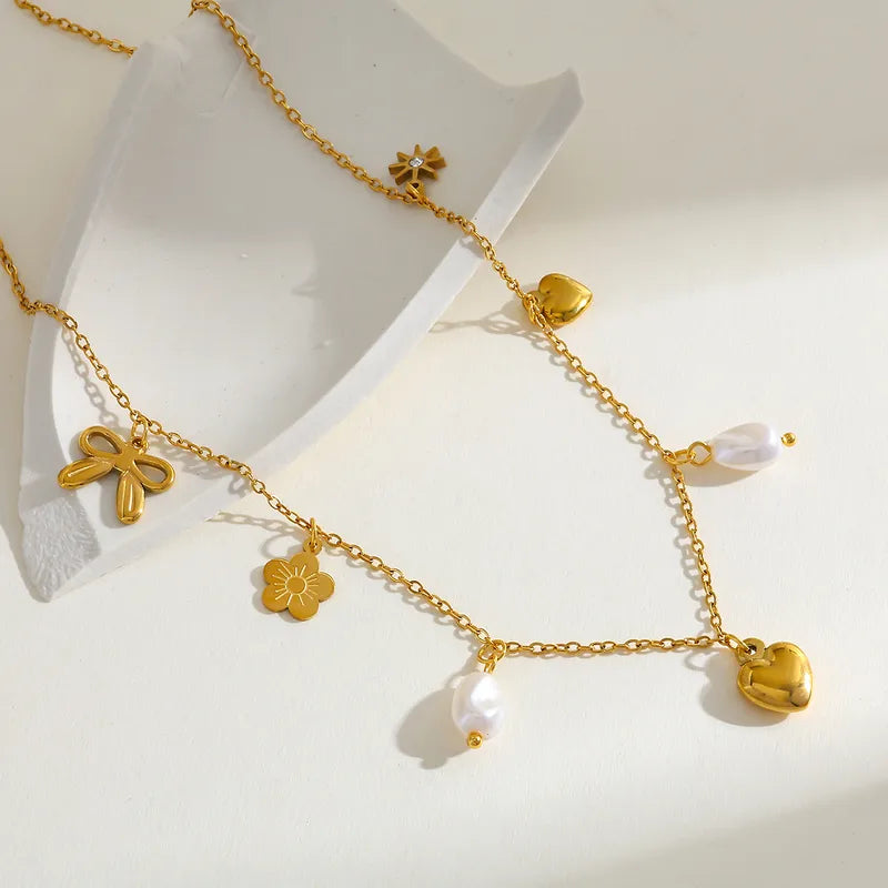 A1- Goudkleurige bedel ketting