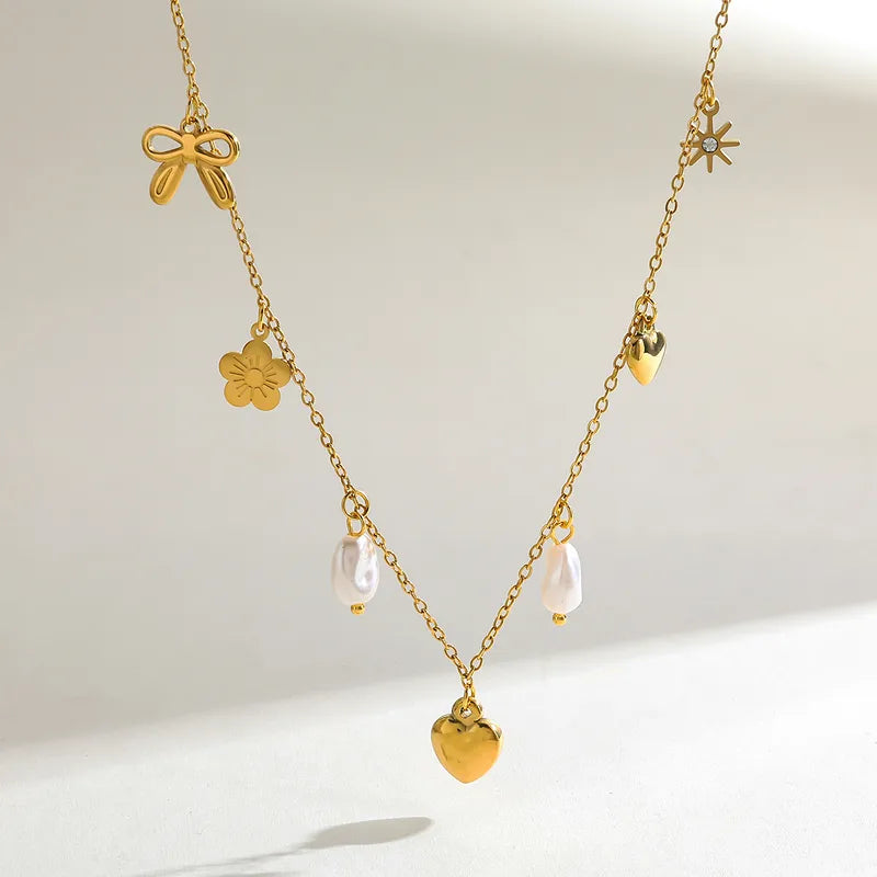 A1- Goudkleurige bedel ketting