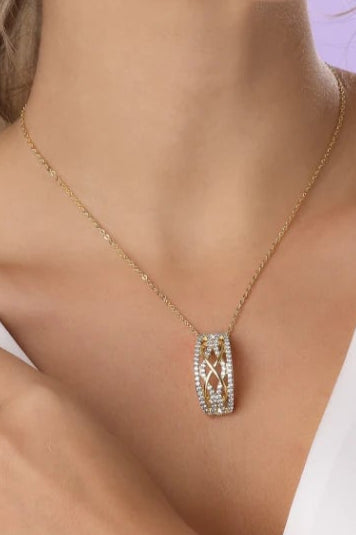 Goudkleurige Sparkle ketting BE jewels