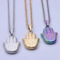 Hamsa ketting Zilverkleur