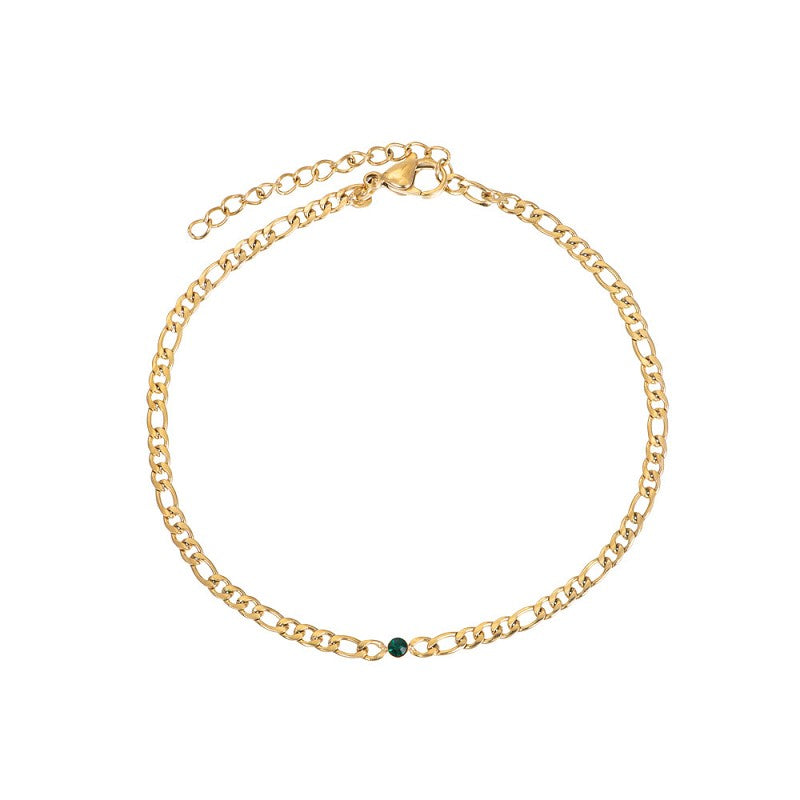 Enkelbandje Memories Fuchsia zilver ixxxi jewelry