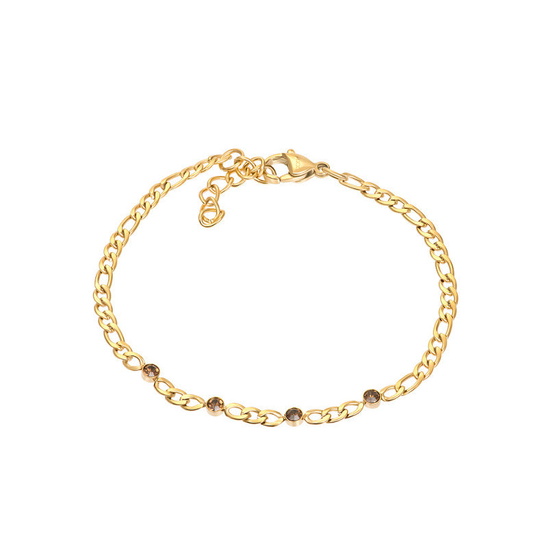 Armband Memories Smoked Topaz Goudkleurig IXXXI Jewelry