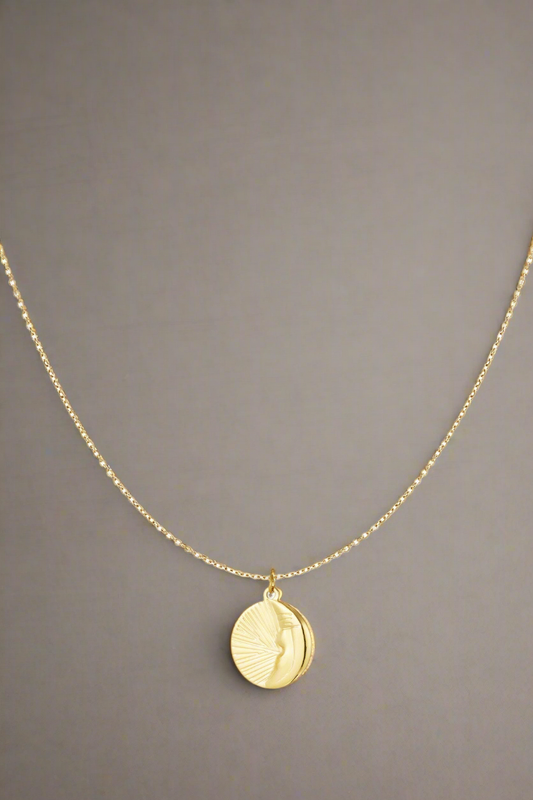Goudkleurige Moonrise ketting