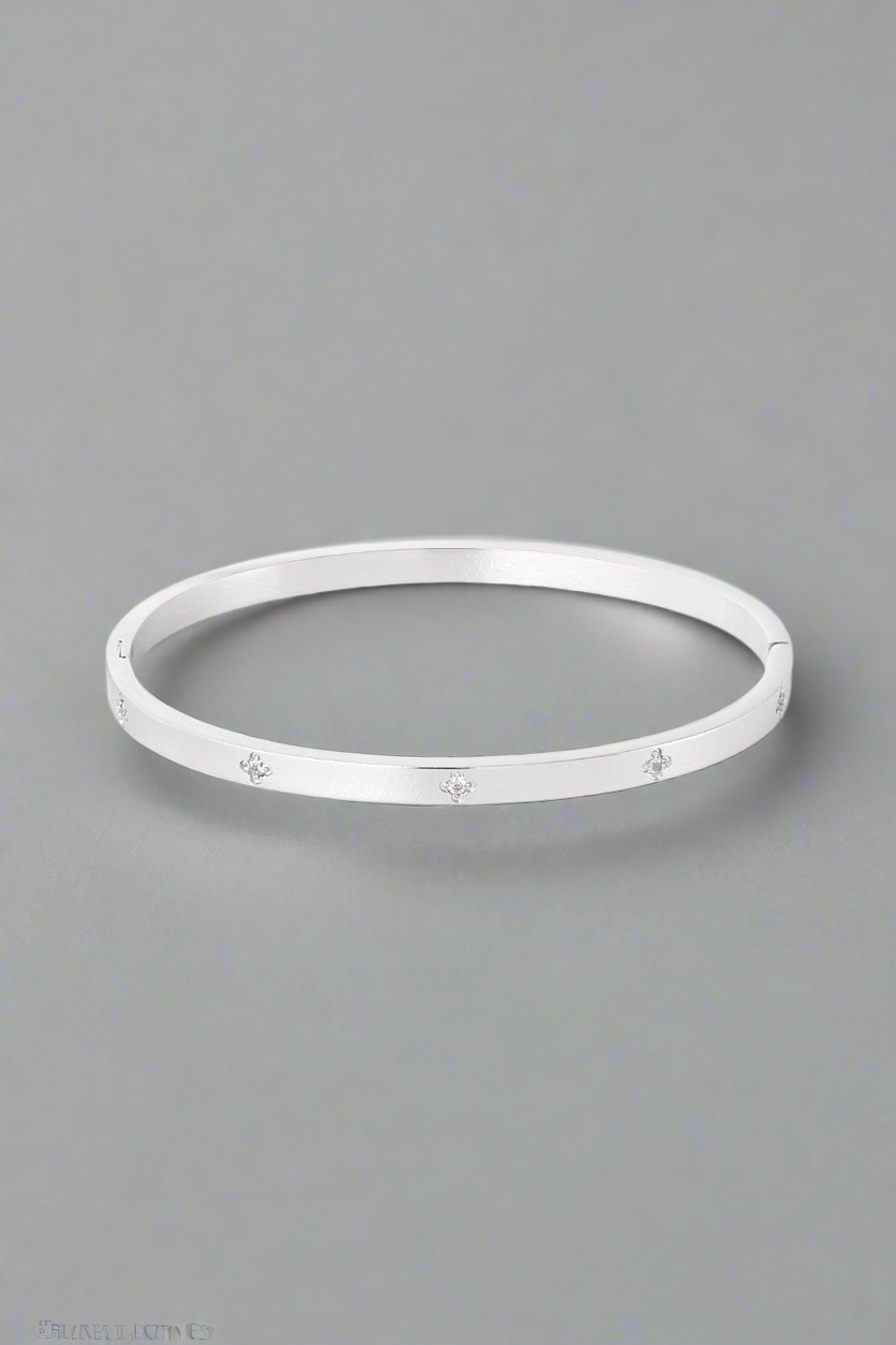 Zilverkleurige Shine bright like a diamond armband