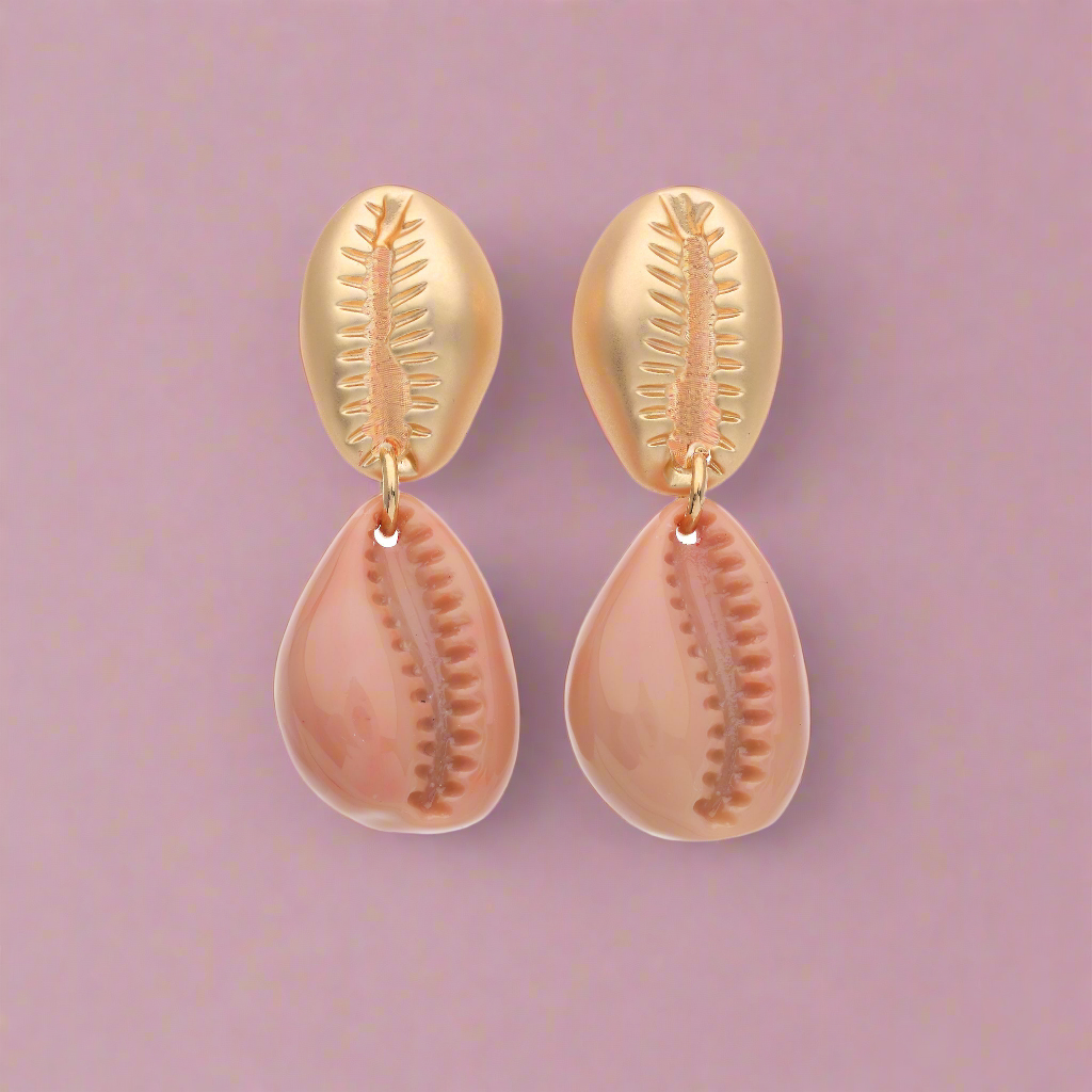 Oorbellen schelpjes BaBeZa