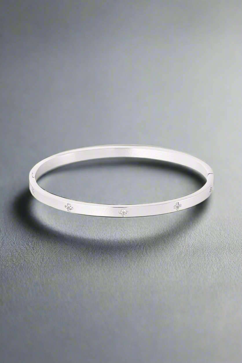 Zilverkleurige Shine bright like a diamond armband