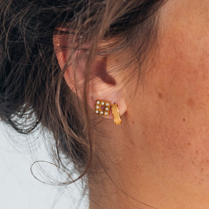 Ooorbellen Sandblasted Goud iXXXi