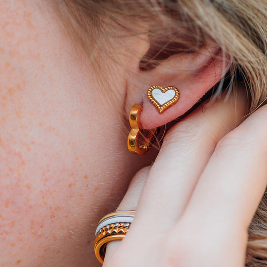 Fame Oorbellen Love Goud iXXXi