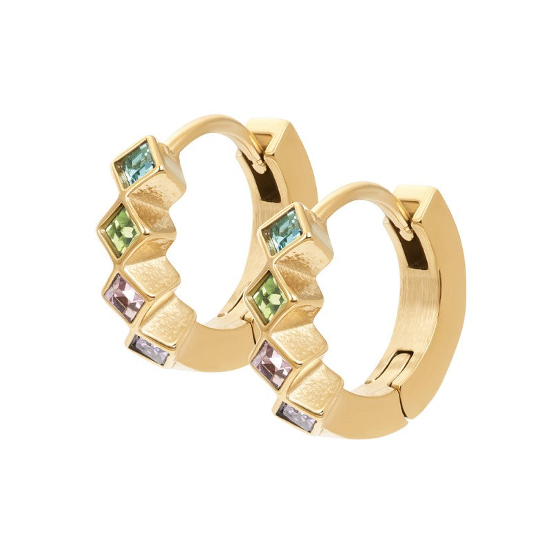 A- B ) Oorring Blossom Goud iXXXi