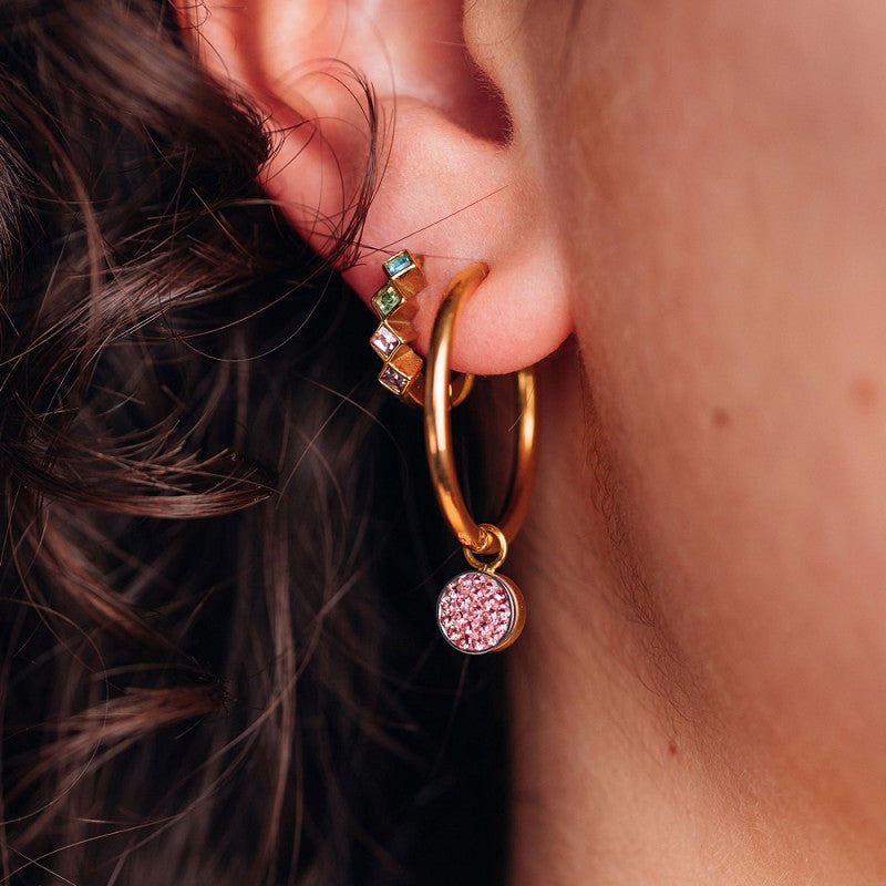 A- B ) Oorring Blossom Goud iXXXi