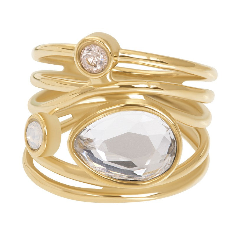 Fame Bloom Opal Ring Goud iXXXi