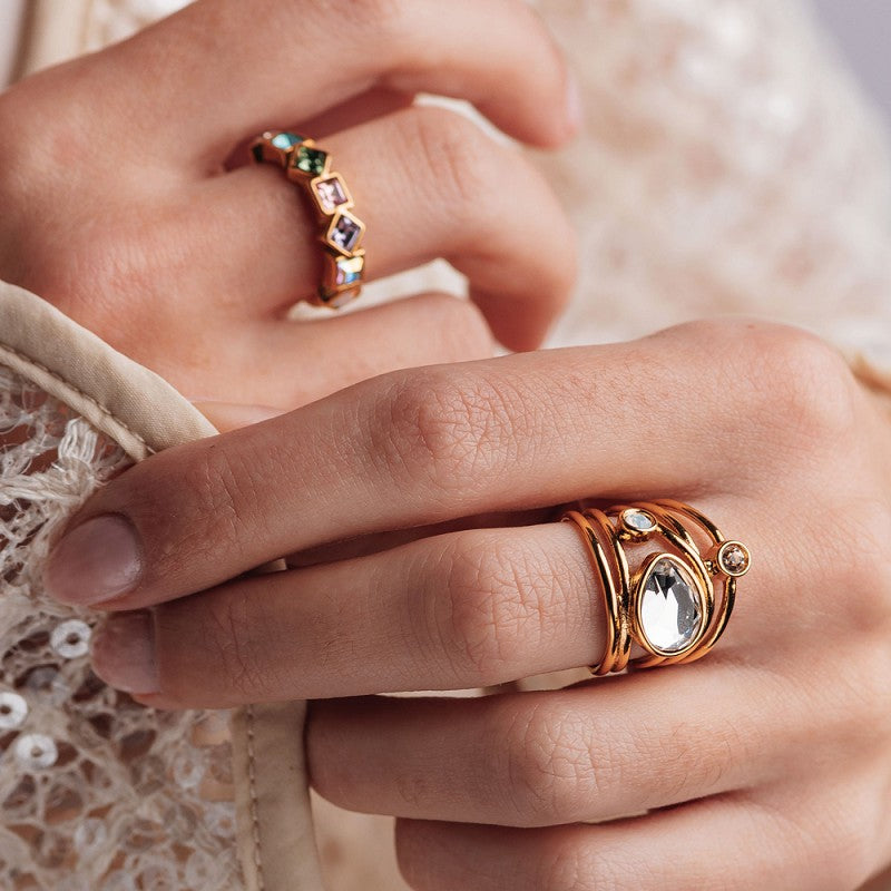 Fame Bloom Opal Ring Goud iXXXi