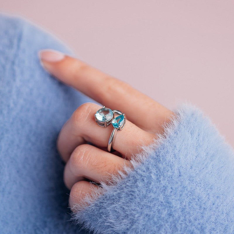 A) Fame precious Bloom ring zilver iXXXi