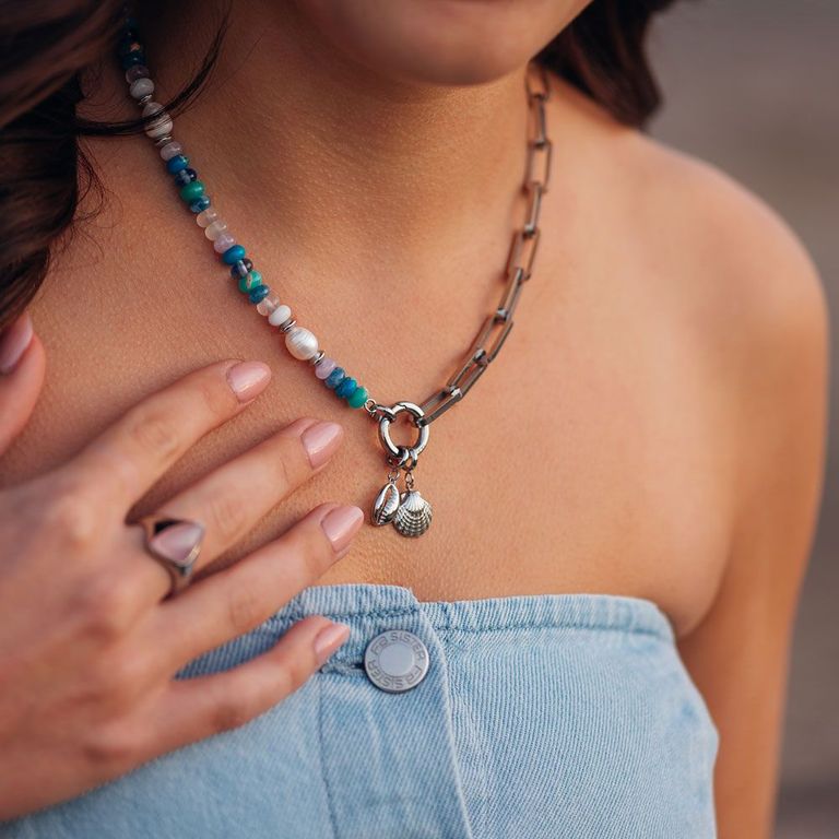 Ketting Ibiza 21.5 CM Goud ixxxi Connect