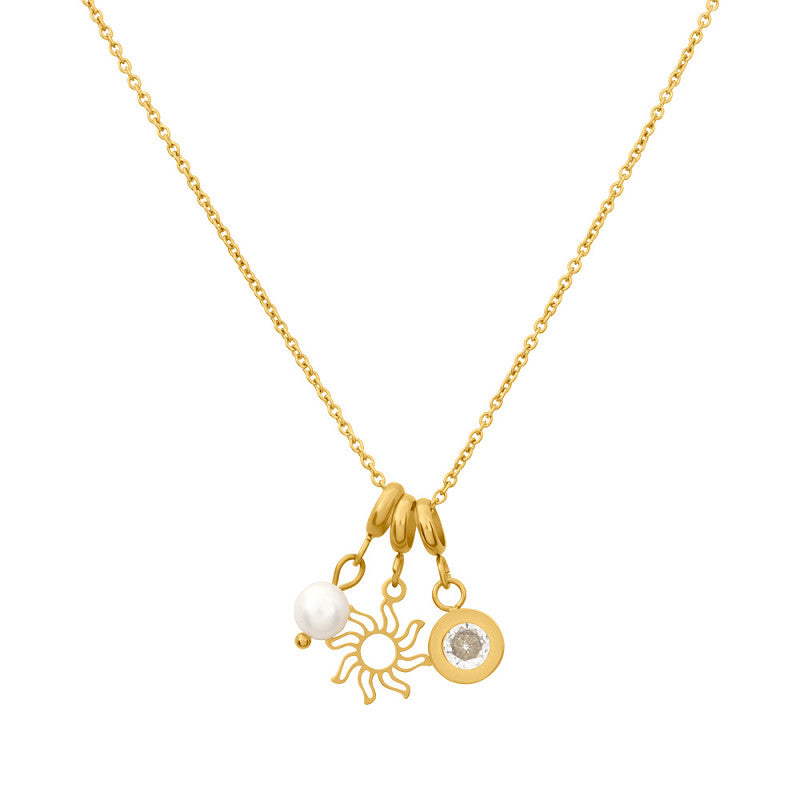 Halsketting Sunlit Soul Goud iXXXi jewelry