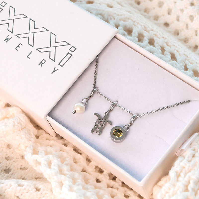 Halsketting Green Tide Zilver iXXXi Jewelry