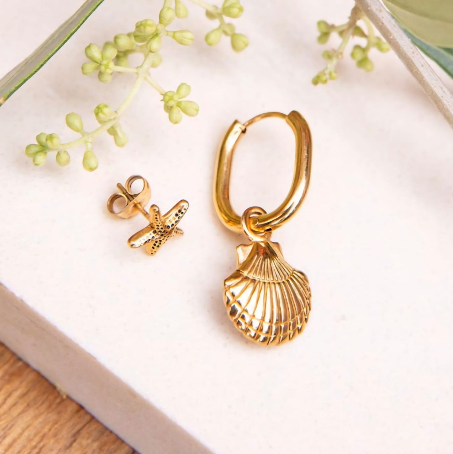 Oorbedel Schelp Zilver iXXXi Jewelry