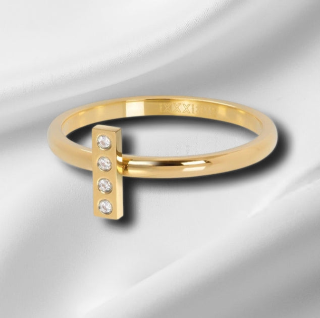 ring Design Rectangle 2mm ixxxi jewelry