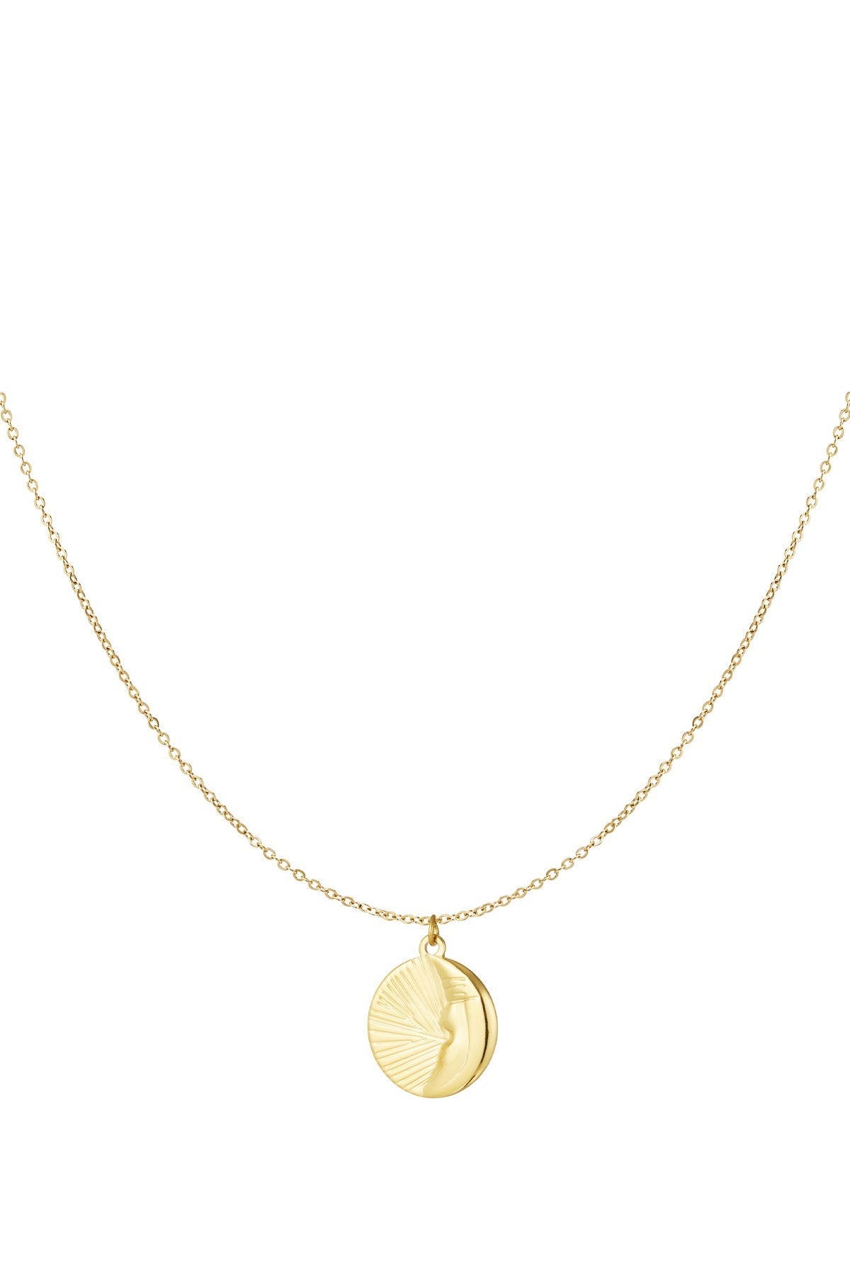 Goudkleurige Moonrise ketting