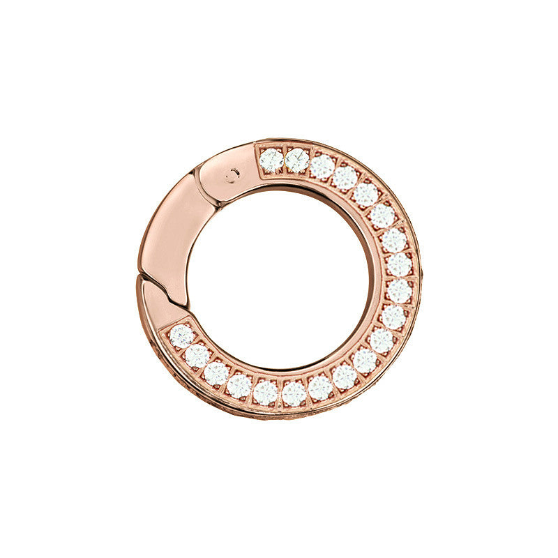 Verbindschakel Zirconia Stone Small Rosé goud IXXXI Connect