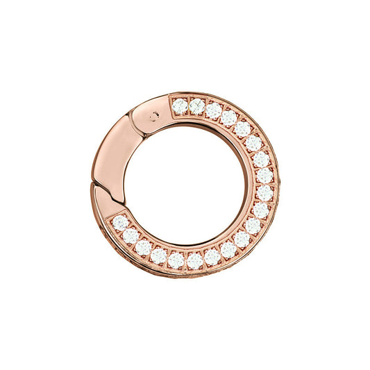 Verbindschakel Zirconia Stone Small Rosé goud IXXXI Connect