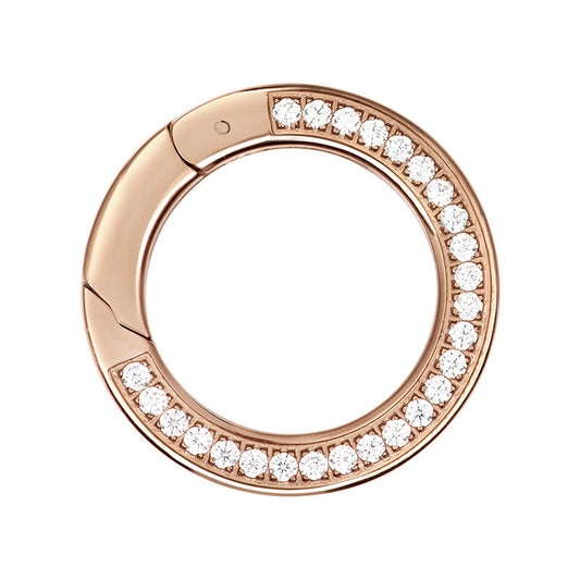 Verbindschakel Zirconia Stone Big  Rosé goud IXXXI Connect