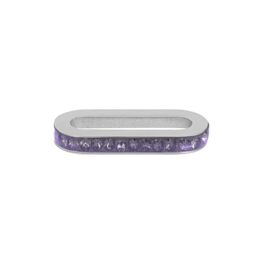Schakel Zirconia Tanzanite zilver IXXXI Connect