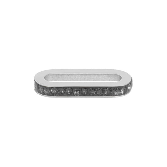 Schakel Zirconia Black Diamond zilver ixxxi Connect
